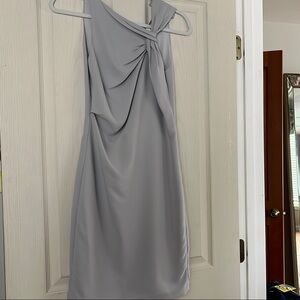 NWT Reiss Silver Sheath Midi Dress